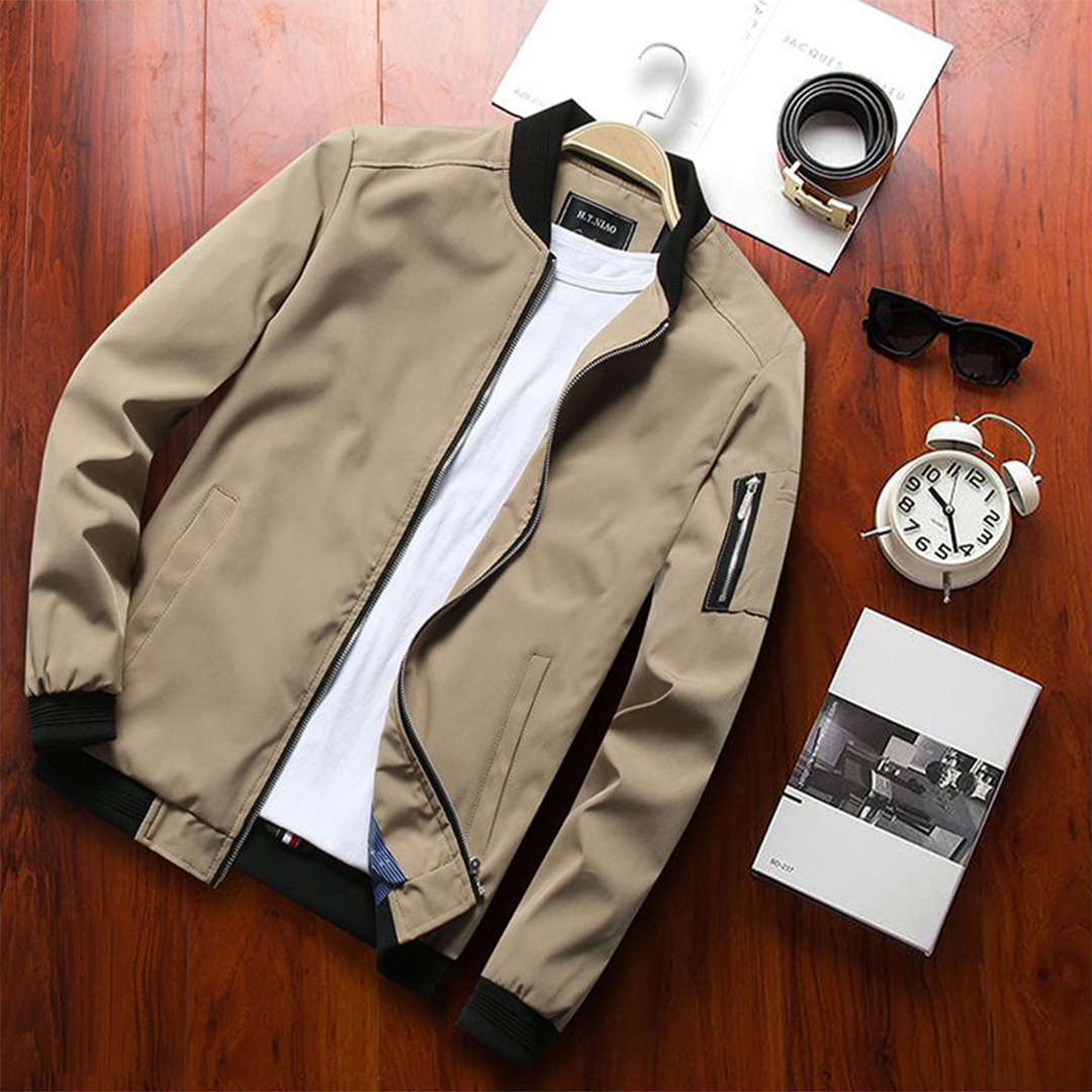 Tyler Veste Zippée pour Homme Coupe droite avec poche sur la manche et poignets côtelés, vue 9
