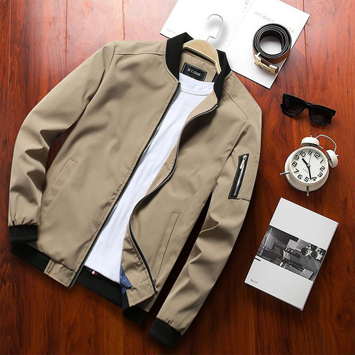 Tyler Veste Zippée pour Homme Coupe droite avec poche sur la manche et poignets côtelés, vue 9