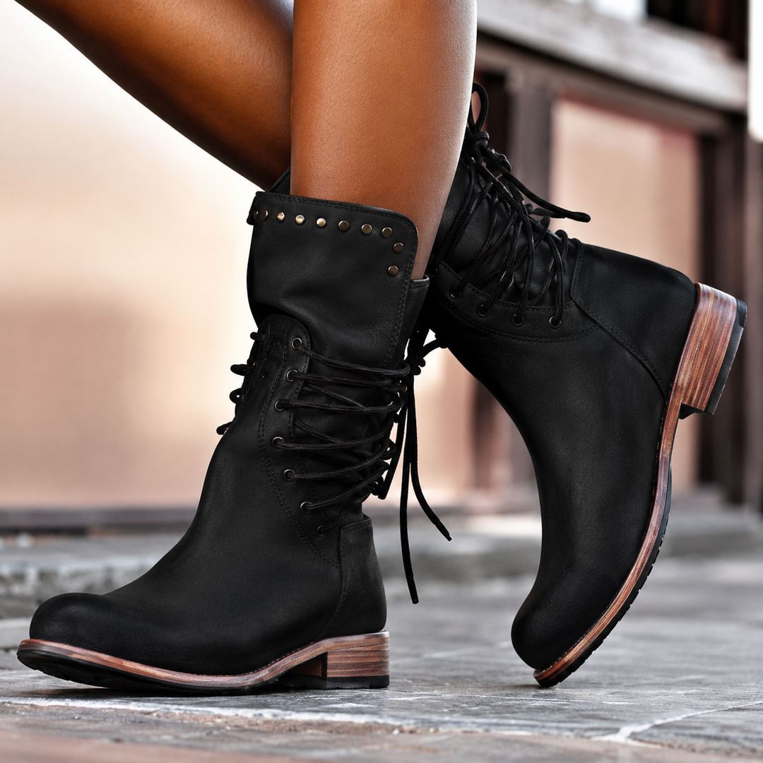 Bottes Rétro en Polaire pour femme, vue 3
