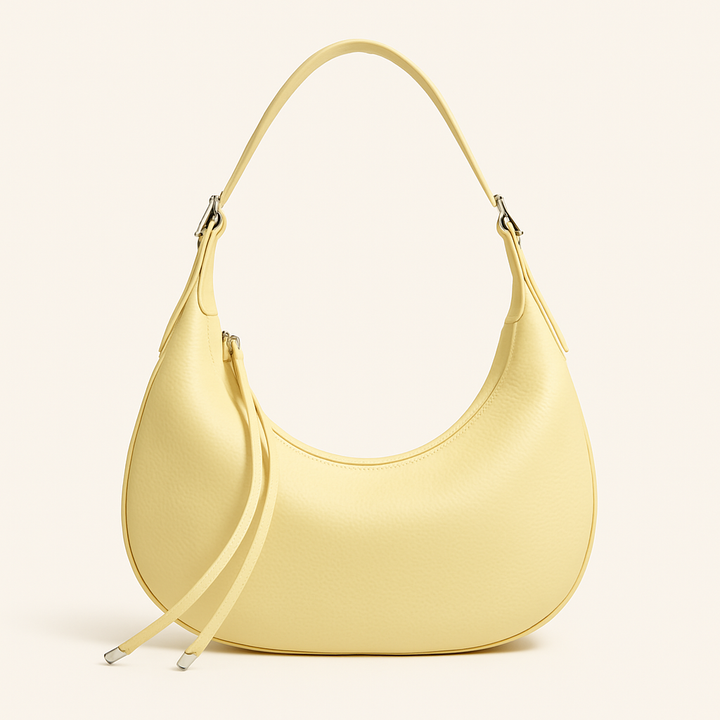 Ailany Sac Hobo Femme Demi-Lune Élégant en Similicuir Grainé avec Poignée Ajustable