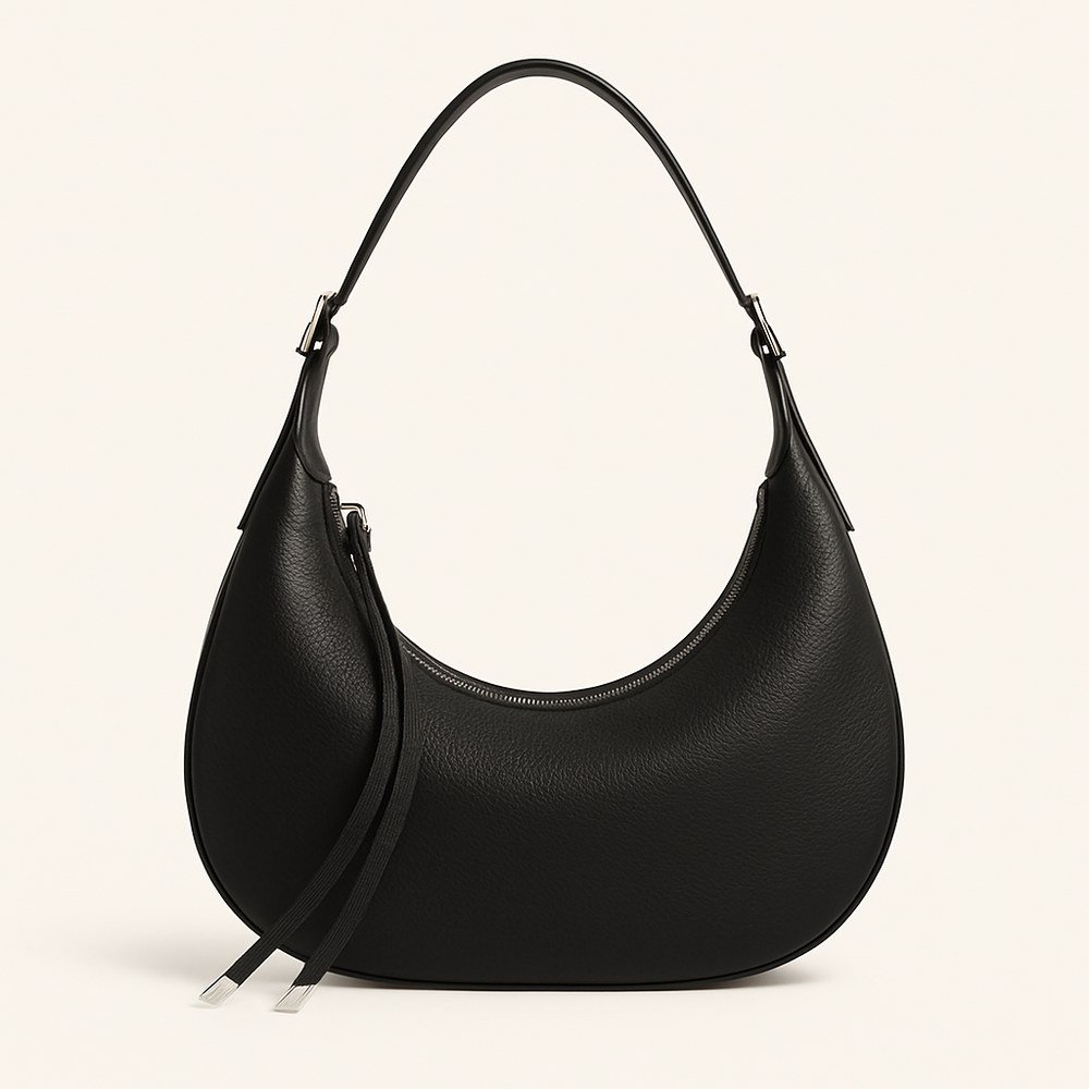 Ailany Sac Hobo Femme Demi-Lune Élégant en Similicuir Grainé avec Poignée Ajustable, vue 2
