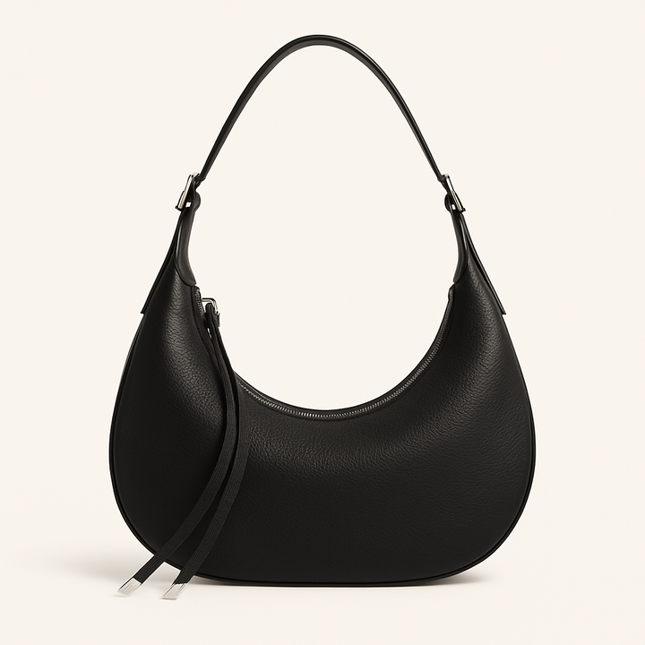 Ailany Sac Hobo Femme Demi-Lune Élégant en Similicuir Grainé avec Poignée Ajustable, vue 2