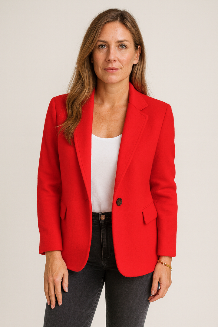 Valentina Manteau Femme Long Manteau Laine Mélangée Chaud Élégant Coupe Moderne, vue 17