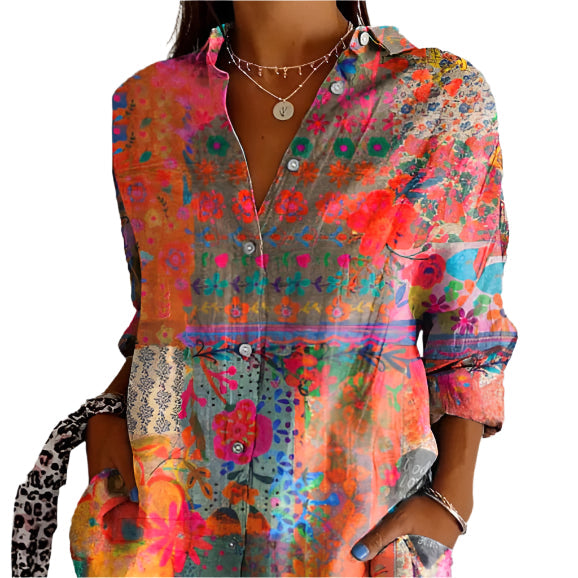 Saorama Tunique Fluide Blouse – Alyce