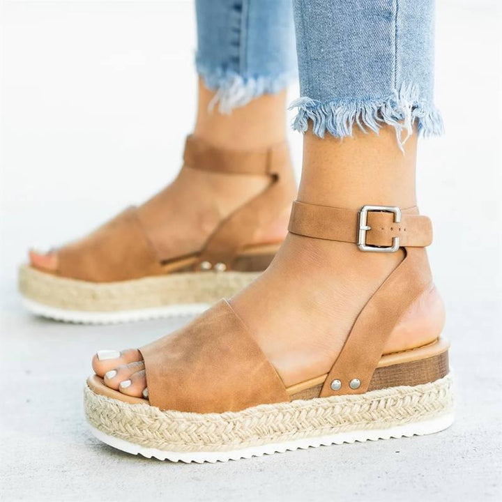 Johanna Sandales Femme Espadrilles Style Chic & Confort Léger pour Tenues Quotidiennes, vue 5