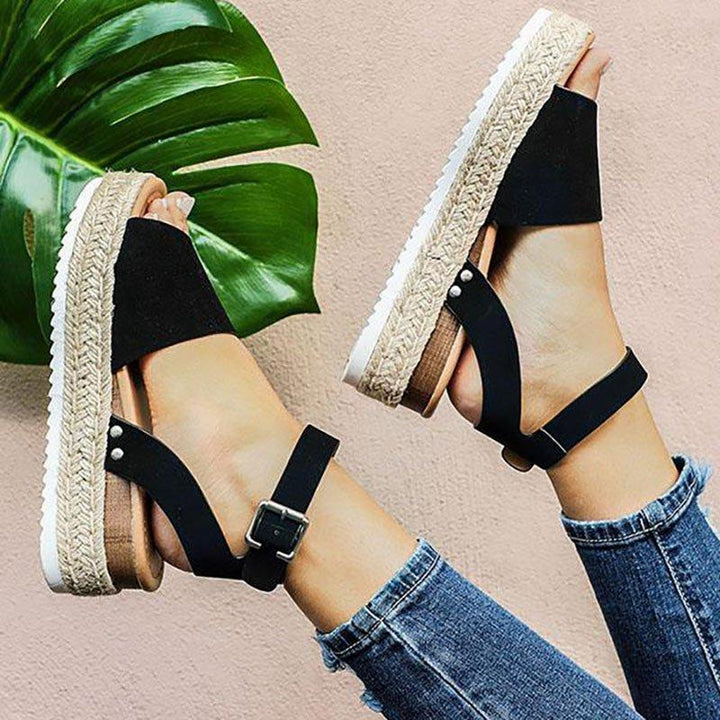 Johanna Sandales Femme Espadrilles Style Chic & Confort Léger pour Tenues Quotidiennes, vue 8