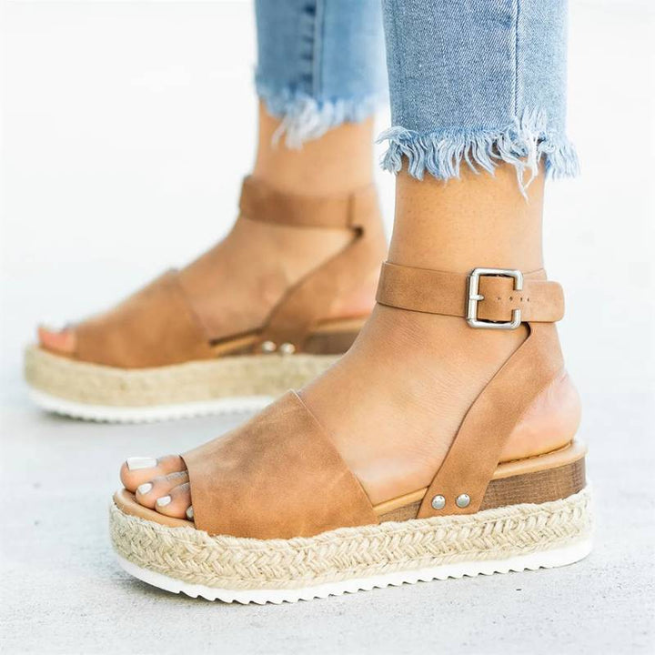 Johanna Sandales Femme Espadrilles Style Chic & Confort Léger pour Tenues Quotidiennes
