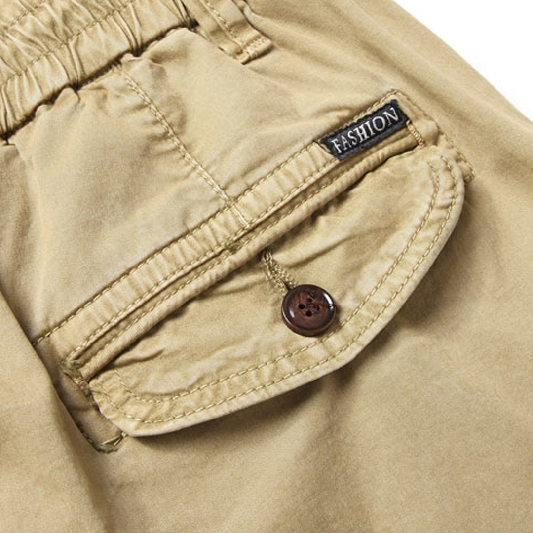 Troy Pantalon Cargo Homme Confort Décontracté avec Poches Multiples & Taille Ajustable, vue 9