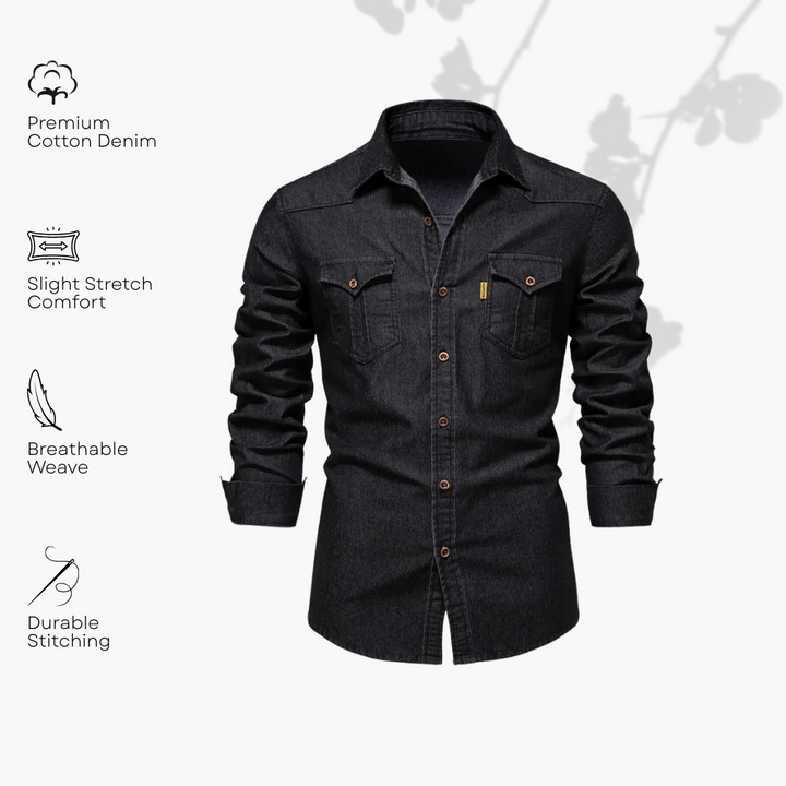CHEMISE EN DENIM POUR HOMME