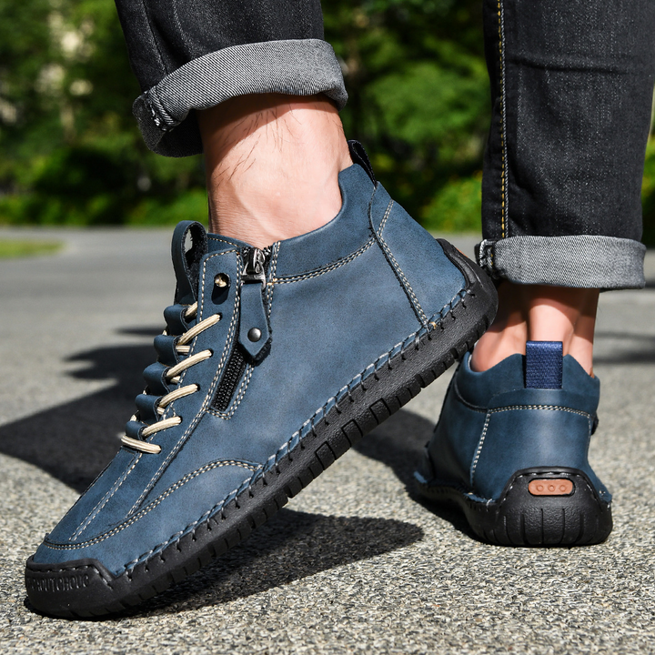 CHAUSSURES EN NABUK AVEC ZIP POUR HOMME