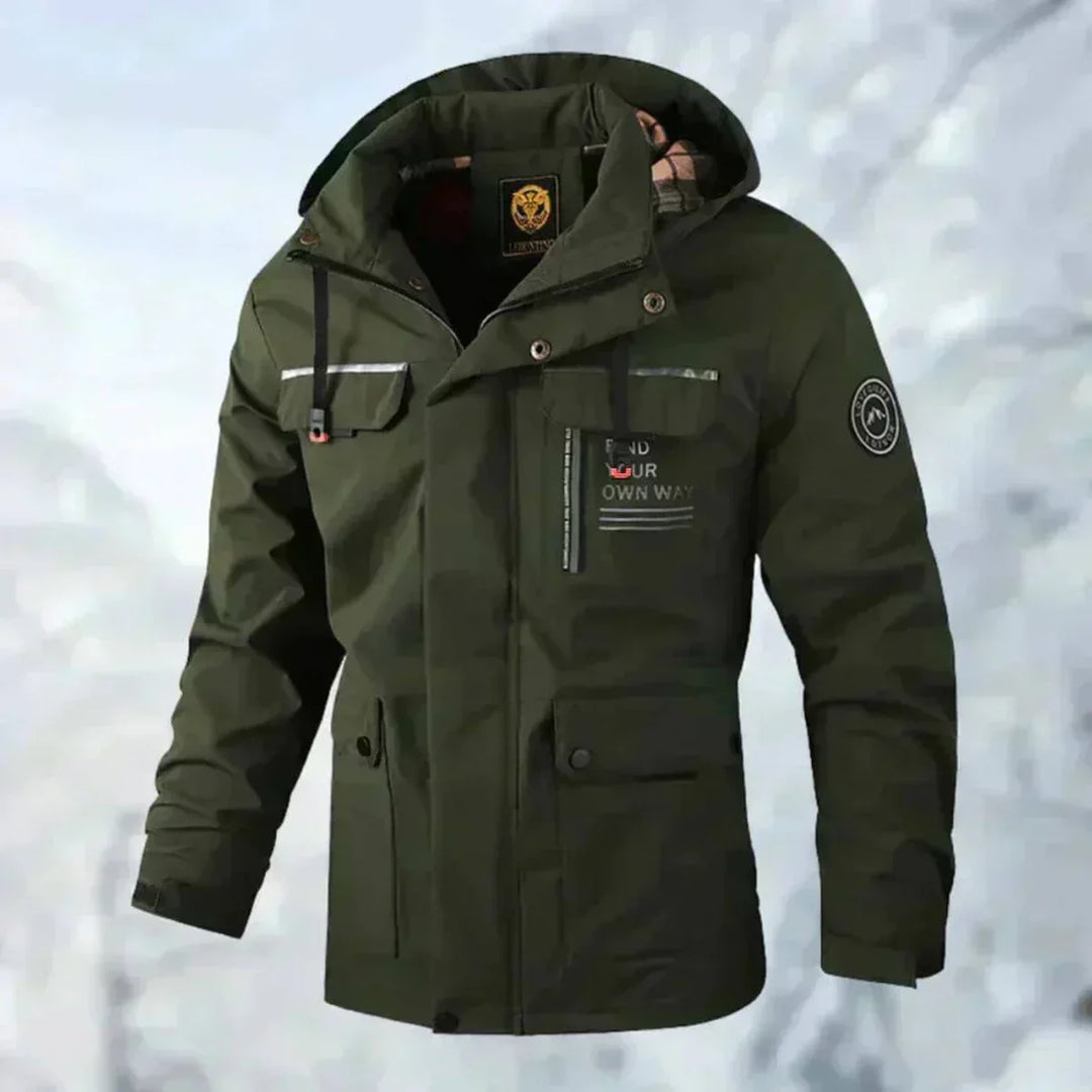 Erwin Veste Homme Veste Imperméable & Coupe-Vent Confortable pour Automne/Hiver, vue 4