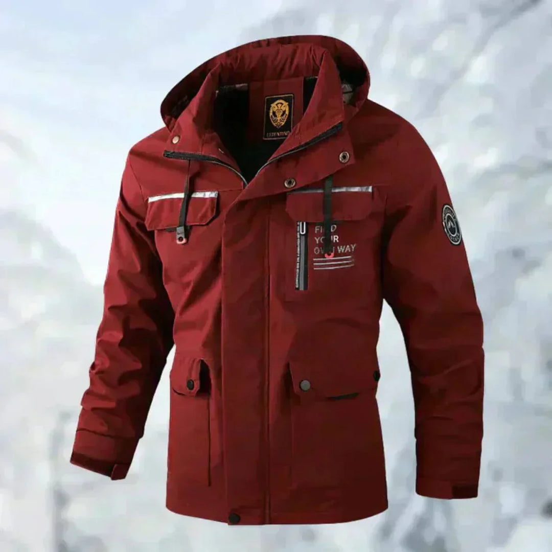 Erwin Veste Homme Veste Imperméable & Coupe-Vent Confortable pour Automne/Hiver, vue 3