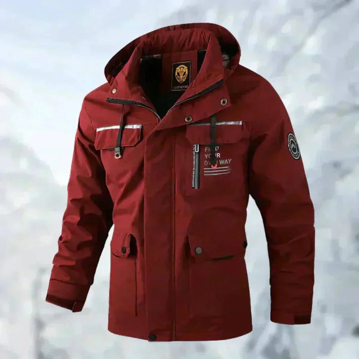Erwin Veste Homme Veste Imperméable & Coupe-Vent Confortable pour Automne/Hiver, vue 3