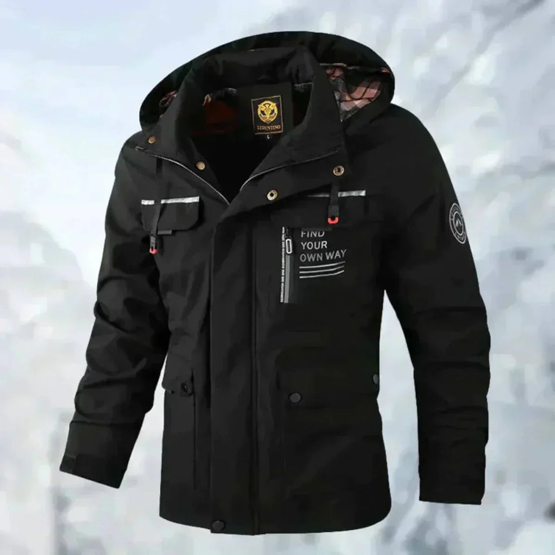 Erwin Veste Homme Veste Imperméable & Coupe-Vent Confortable pour Automne/Hiver, vue 2