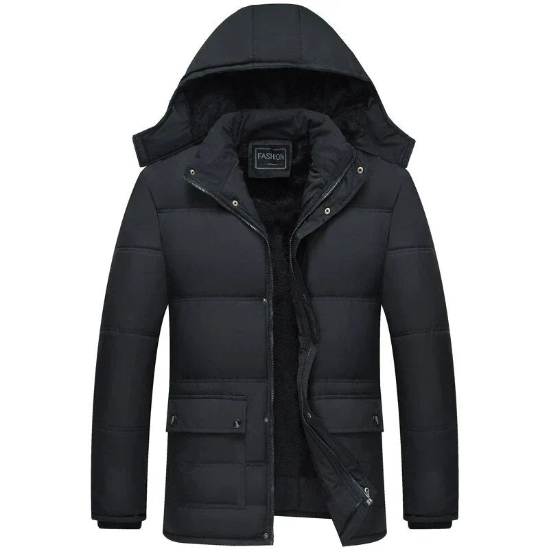 Gabriel Veste Homme Doudoune à Capuche Chaude & Stylée pour Hiver