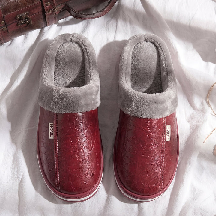 Chaussons femme fourrés et chauds