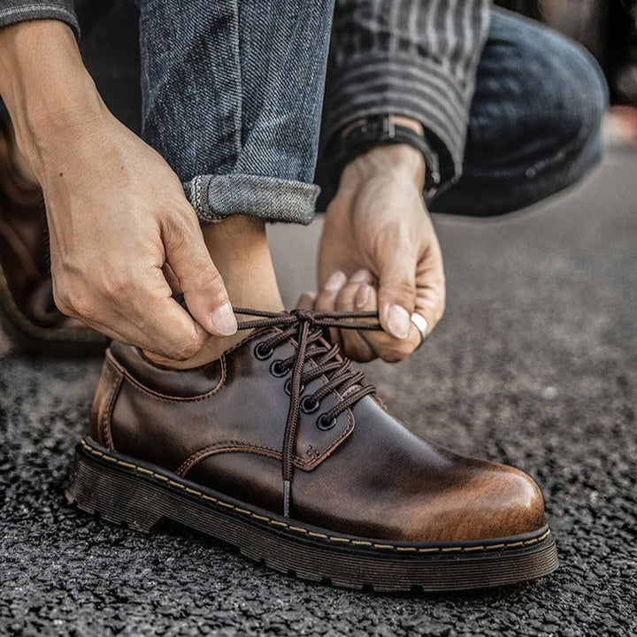 Enzo Chaussures Homme Casual Modèle Bas à Lacets avec Semelle Durable pour le Quotidien, vue 9