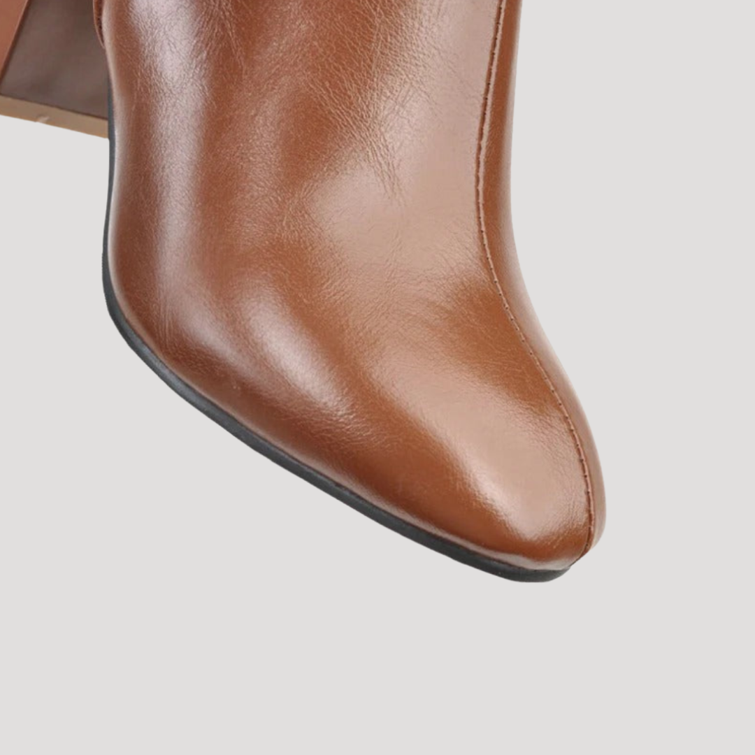 Victoire Bottes Hautes Femme à Talon Carré
