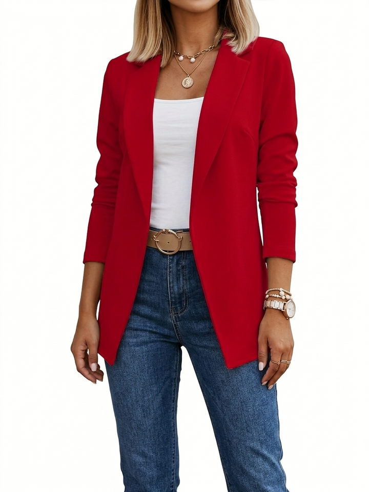Blazer Drapé Élégant pour femme, vue 6