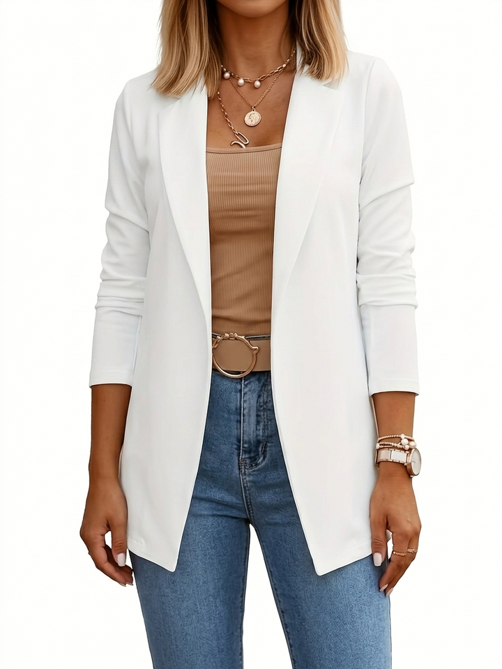 Blazer Drapé Élégant pour femme, vue 5