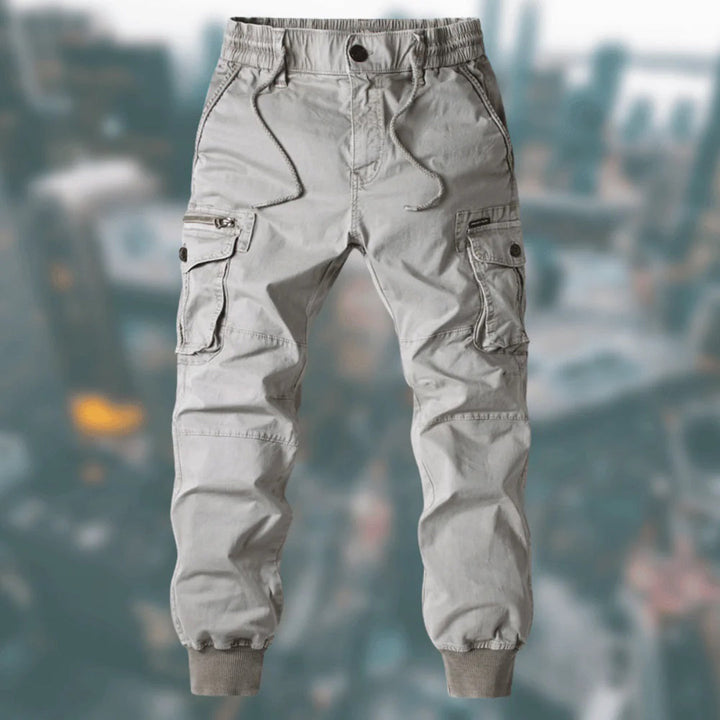 Troy Pantalon Cargo Homme Confort Décontracté avec Poches Multiples & Taille Ajustable, vue 6