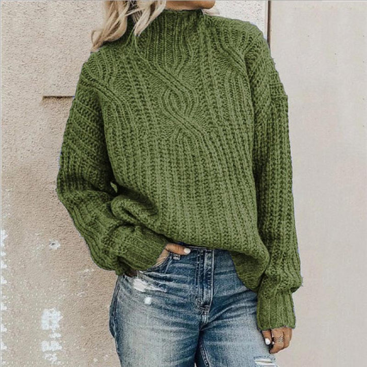 Lotte Pull Femme à Col Roulé Pull Élégant avec Col Haut et Coupe Confortable, vue 3