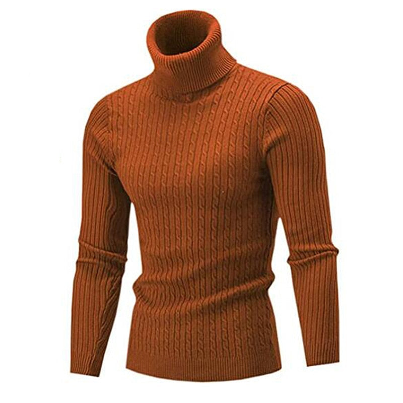 Klaus Pull Col Roulé Homme Tricot Élégant & Confortable en Maille, vue 2