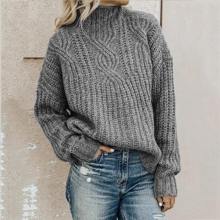 Lotte Pull Femme à Col Roulé Pull Élégant avec Col Haut et Coupe Confortable, vue 2