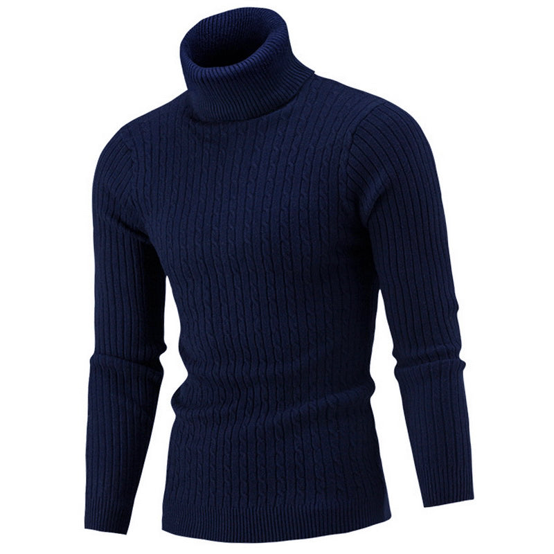 Klaus Pull Col Roulé Homme Tricot Élégant & Confortable en Maille, vue 5