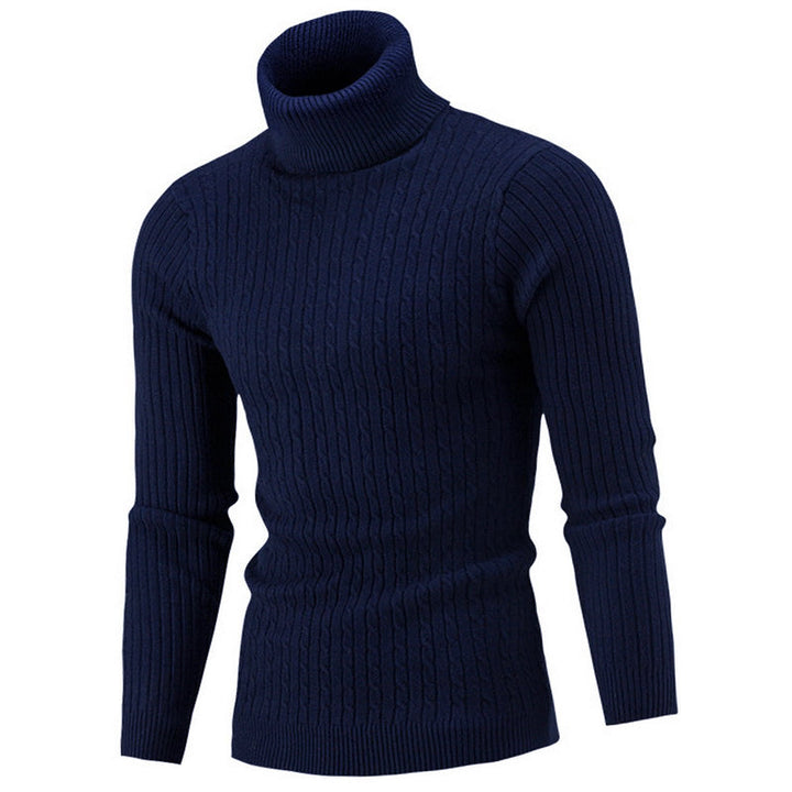 Klaus Pull Col Roulé Homme Tricot Élégant & Confortable en Maille, vue 5
