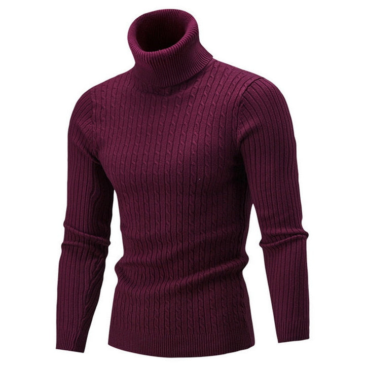 Klaus Pull Col Roulé Homme Tricot Élégant & Confortable en Maille, vue 3