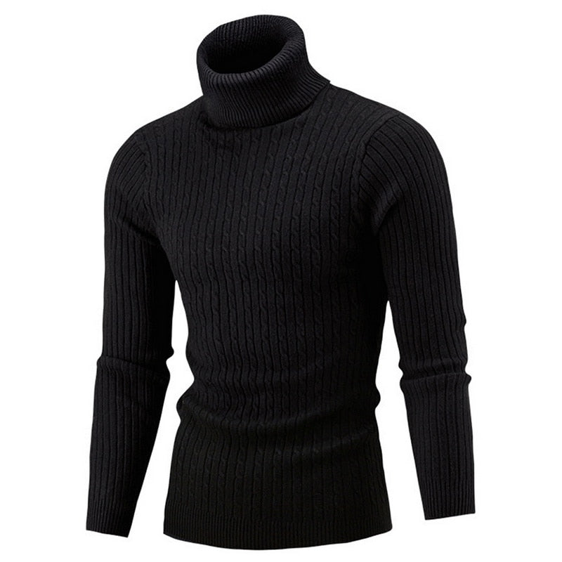 Klaus Pull Col Roulé Homme Tricot Élégant & Confortable en Maille
