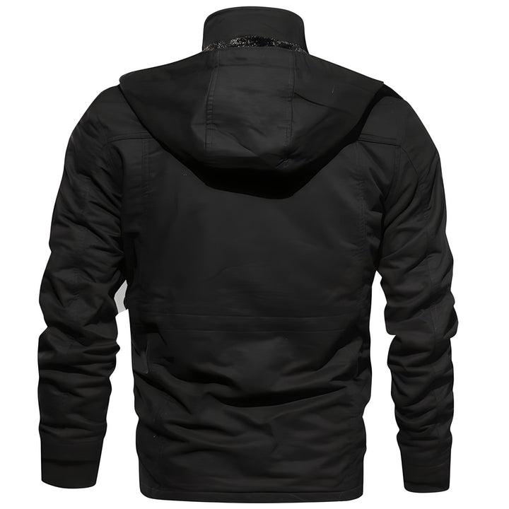 George Veste Outdoor Homme Style Militaire avec Capuche Doublée & Multiples Poches, vue 6