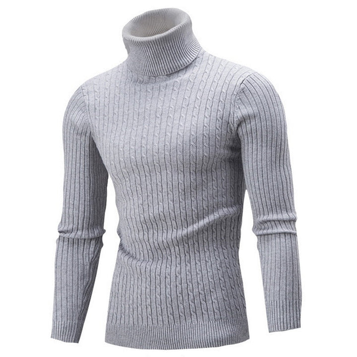 Klaus Pull Col Roulé Homme Tricot Élégant & Confortable en Maille, vue 4