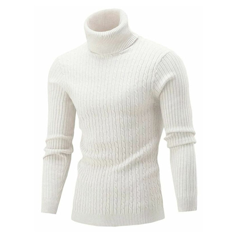 Klaus Pull Col Roulé Homme Tricot Élégant & Confortable en Maille, vue 6