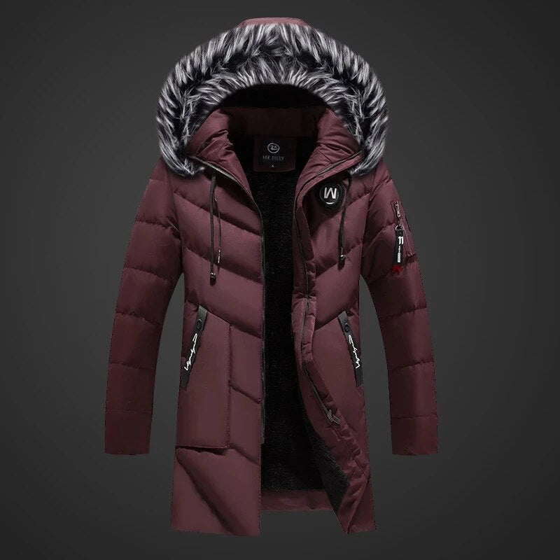 Ryan Manteau Homme d’Hiver Isolation Chaude, Tissu Déperlant & Capuche Ajustable, vue 3