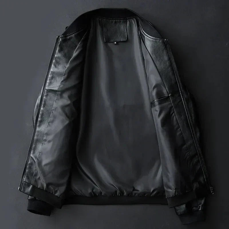 Vincent Veste Homme Veste en Cuir Élégante et Durable au Style Intemporel, vue 4