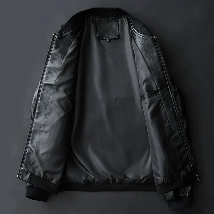 Vincent Veste Homme Veste en Cuir Élégante et Durable au Style Intemporel, vue 4