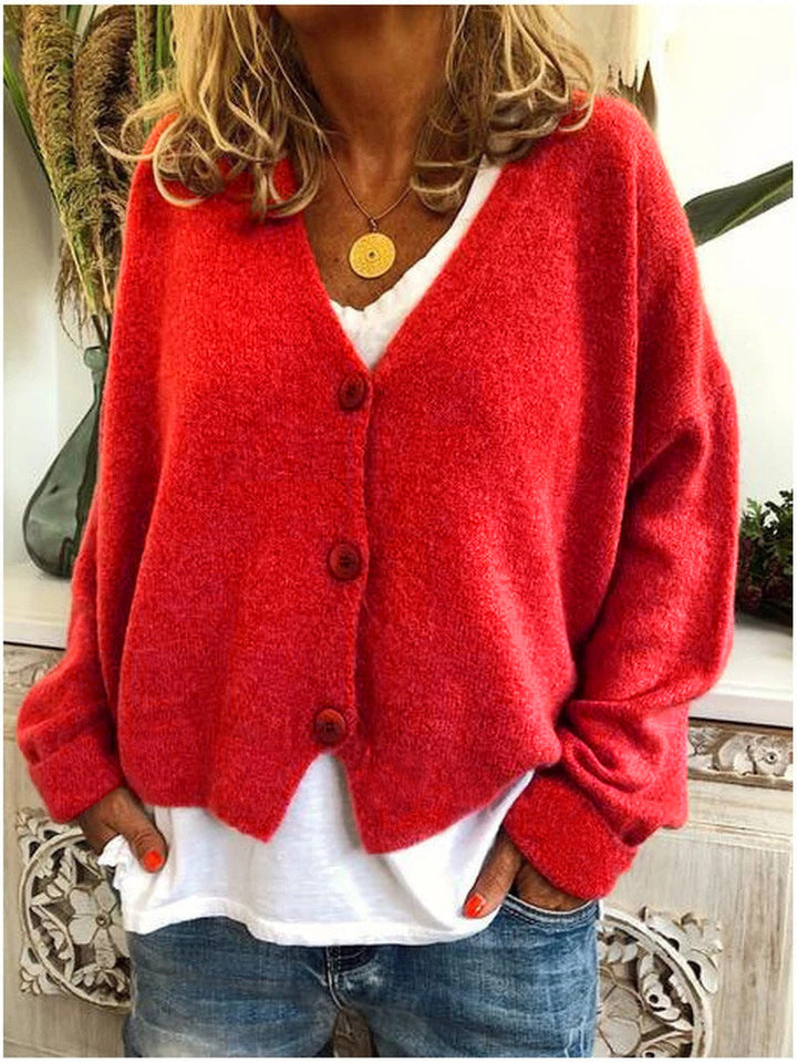 Rowyn Gilet Femme Gilet Confortable à Maille Douce avec Décolleté en V Élégant, vue 6
