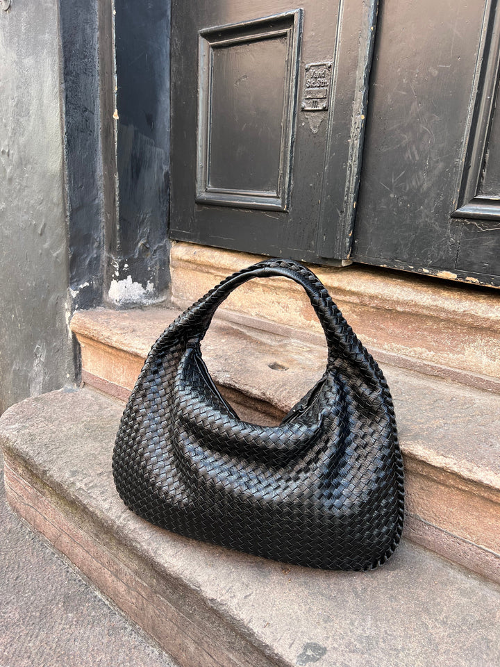 Louisa Sac Hobo Femme Tressé Élégant, Spacieux & Style Intemporel, vue 4