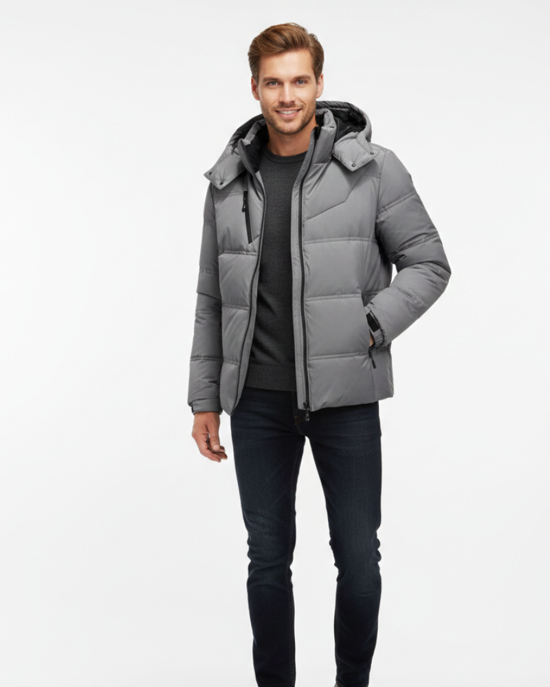 Rubio Veste de Ski Homme Eindhoven Coupe Slim, Chaude avec Capuche, vue 3