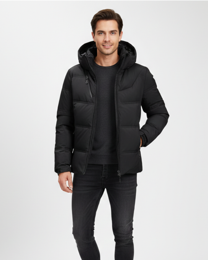 Rubio Veste de Ski Homme Eindhoven Coupe Slim, Chaude avec Capuche, vue 2