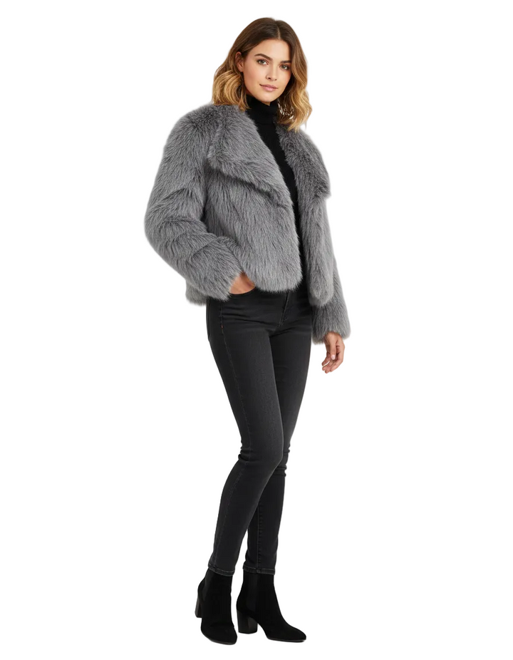 Dua Manteau Femme en Fausse Fourrure Texture Ultra Douce & Élégance Intemporelle, vue 2