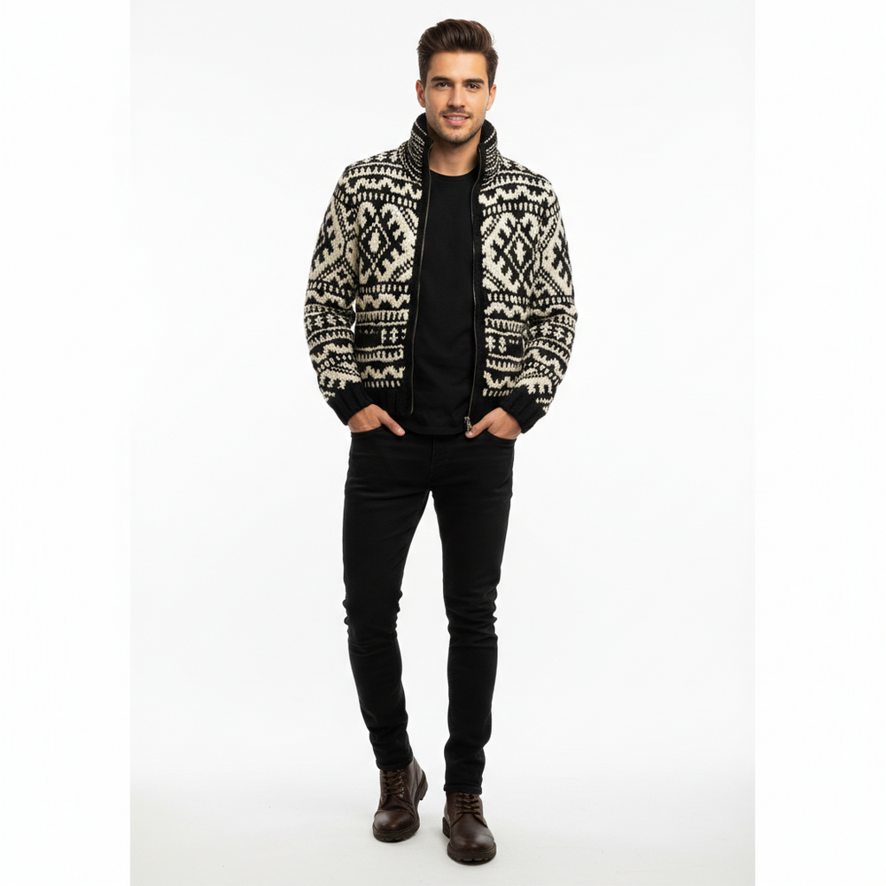 Dylan Cardigan Tricot Homme Casual Chaud, Confortable & Style Moderne, vue 2