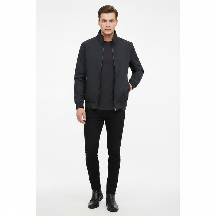 Victorio Veste d’Hiver Homme Rétro Texture Tricotée & Protection Contre les Intempéries, vue 3