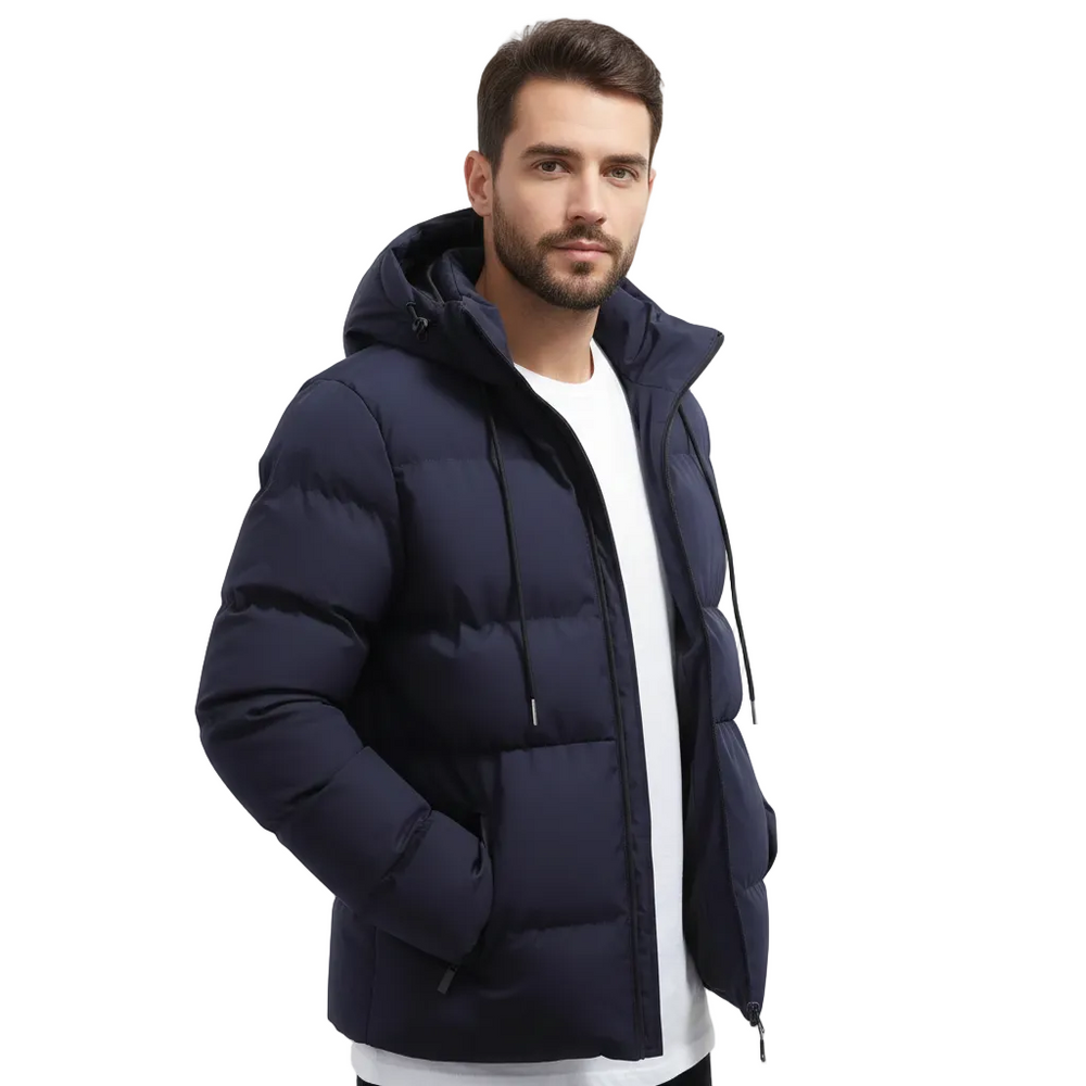 Olie Parka d’Hiver Homme Imperméable Puffer Matelassé, Capuche & Chaleur Maximale, vue 2