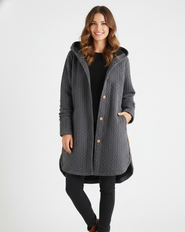 Sascha Manteau d’Hiver Veste Longue Chaude Coupe Confort avec Protection Intempéries, vue 5