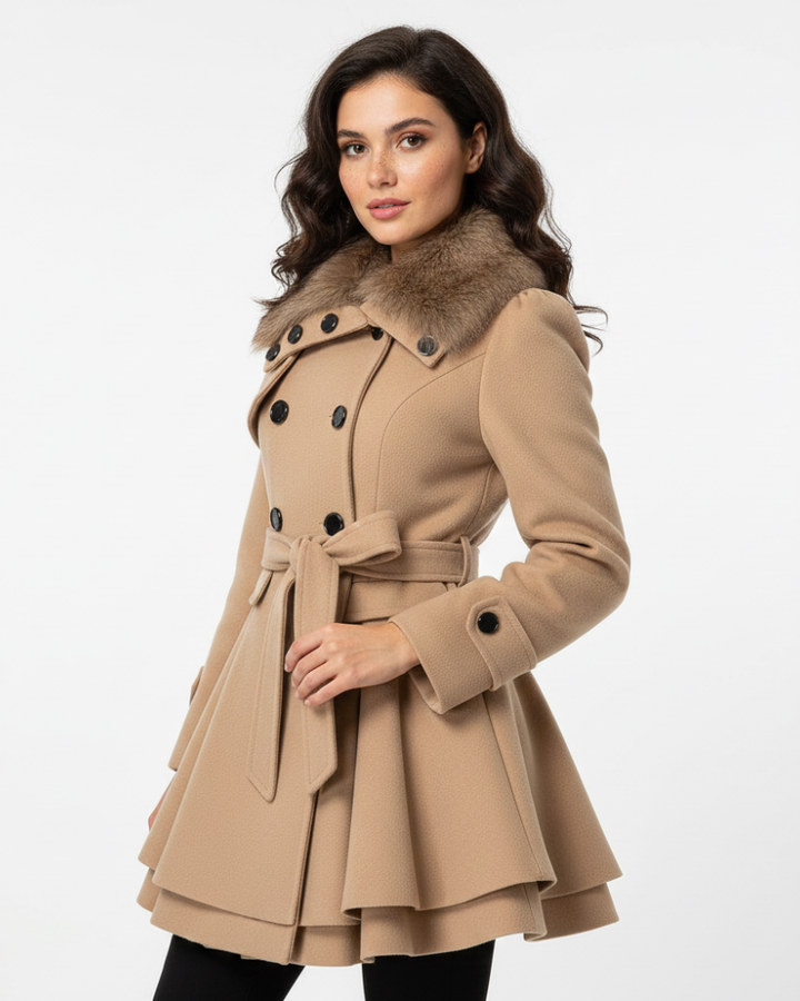 Shara Manteau Hiver Femme Veste Chaude Élégante avec Coupe Confortable & Design Moderne, vue 4