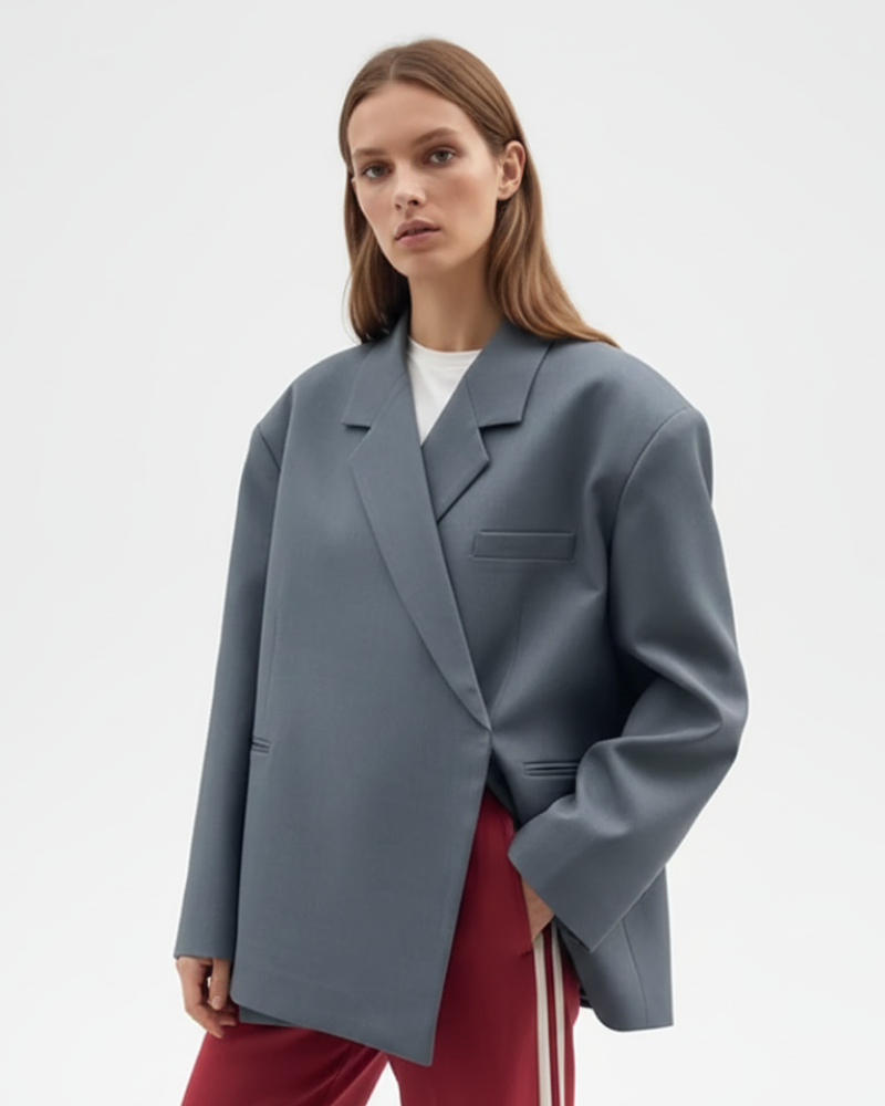 Sherry Blazer Oversize Femme Veste Élégante à Coupe Ample avec Style Intemporel Moderne, vue 2