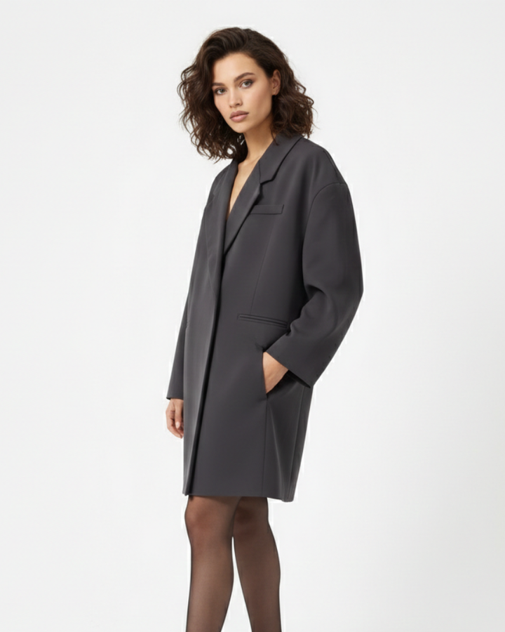 Sherry Blazer Oversize Femme Veste Élégante à Coupe Ample avec Style Intemporel Moderne, vue 3